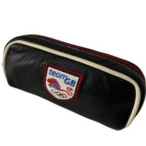 Team GB Great Britain Olympic Roots Leather Pouch